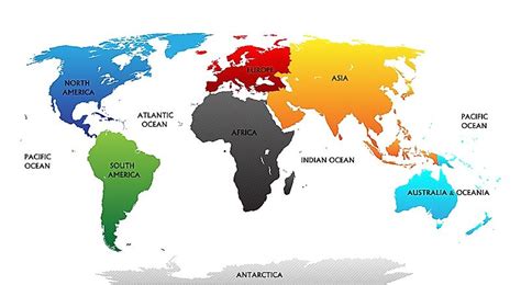 Continents of the World   WorldAtlas.com