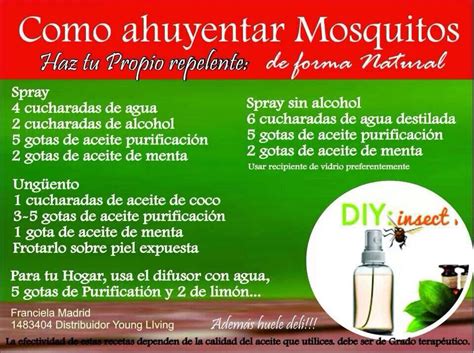 Contra los mosquitos | Como ahuyentar mosquitos, Repelente ...