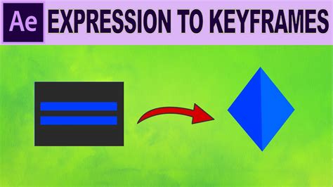 Convert Expressions to Keyframes   Adobe After Effects Tutorial   YouTube