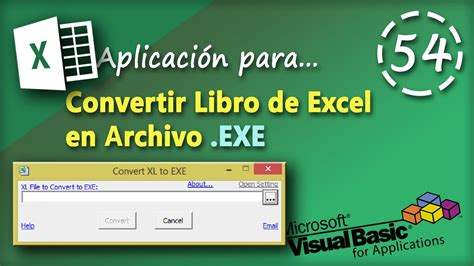 Convertir Libro de Excel a Archivo EXE | VBA Excel 2013 ...