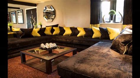Cool Brown sofa living room ideas   YouTube