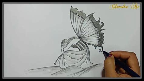 Cool Easy Drawings   Pencil Drawing a Beautiful Sad ...