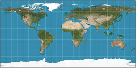 coordinate system   Mercator: scale factor is changed ...