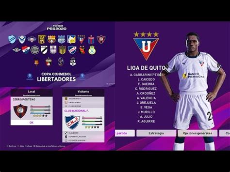 COPA CONMEBOL LIBERTADORES 2019 | OPTION FILE PES 2020 PS4 ...