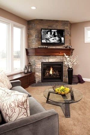 Corner fireplace by My Collections | New House 38th st ...
