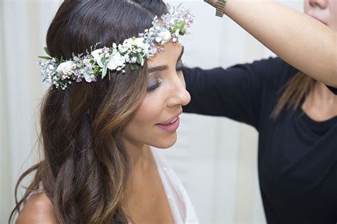 coronas de migajon para novias | corona de flores novia ...