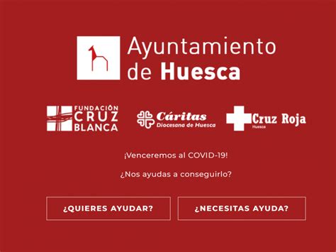 Coronavirus: El Ayuntamiento de Huesca lanza una web para ayudar y ...