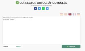 Corrector ortográfico Inglés [2020]   Corrector Online