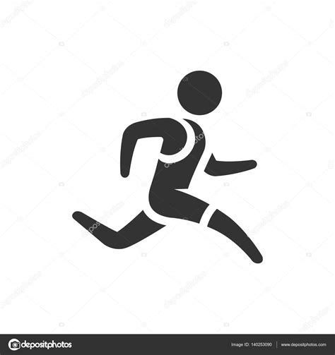 Correr icono atleta vector, gráfico vectorial  puruan imagen #140253090
