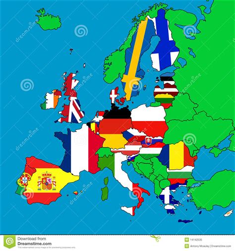 Correspondencia De Los Países Miembros De La UE Stock de ...