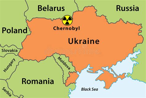 Correspondencia Del Desastre De Chernobyl Stock de ilustración ...