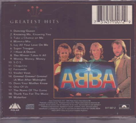 COSAS VARIAS: Abba gold greatest hits grandes exitos para descargar