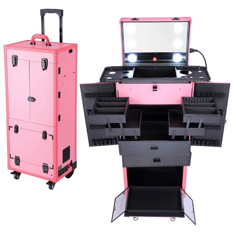 Cosmetic Makeup Show Artist Barber Travel Rolling Case ...