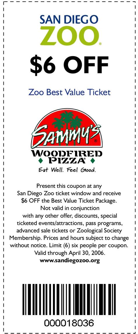 Coupon, Zoos and San diego on Pinterest