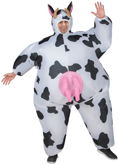 Cow Inflatable Costume Adult   CostumePub.com