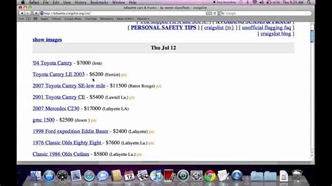 Craigslist Lafayette Louisiana   Used Cars for Sale By ...