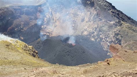 Crater activo, Volcán pacaya   YouTube