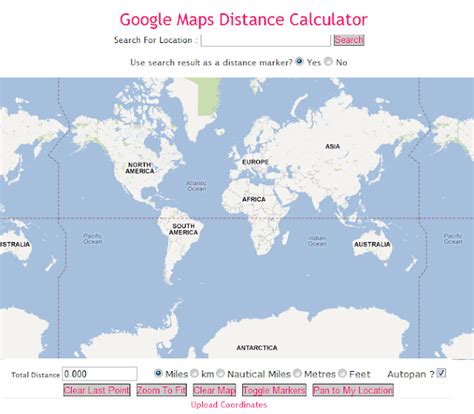 Crea y aprende con Laura: Google Maps Distance Calculator