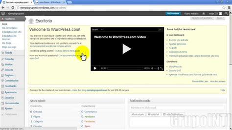 Crear BLOG gratis con WORDPRESS parte 2   YouTube