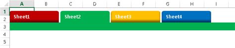 Crear efecto pestaña en Excel