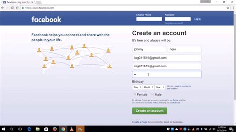 Create New Facebook Account   Facebook Sign Up 2016 ...