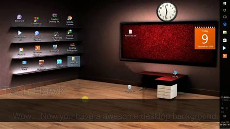 Creative 3D Desktop Background Wallpaper Windows 10   YouTube