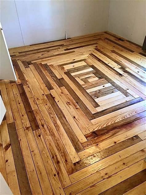 Creative Home Flooring Ideas with Reused Pallets | DIY Motive