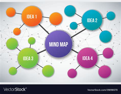 Creative mind map Royalty Free Vector Image   VectorStock