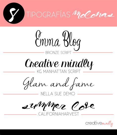 Creative Mindly: Tipografías bonitas para descargar