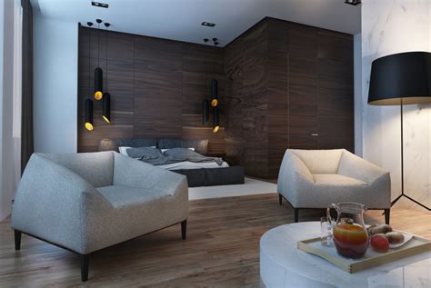 Creative Studio Apartment Design Ideas With Dark Color ...