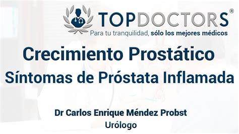 Crecimiento Prostático: síntomas de la próstata inflamada ...