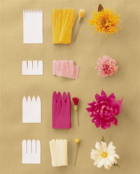 Crepe paper flowers  by Martha Stewart  | Crepe paper flowers diy ...