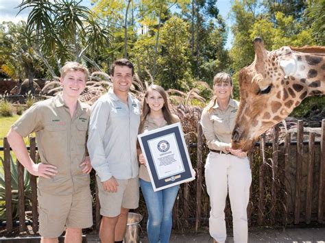 Crikey! Australia Zoo hits all time high with world s tallest giraffe ...