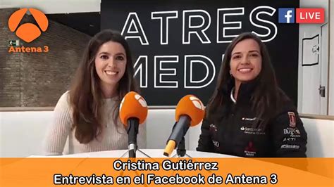 Cristina Gutierrez: Entrevista en facebook live de Antena ...