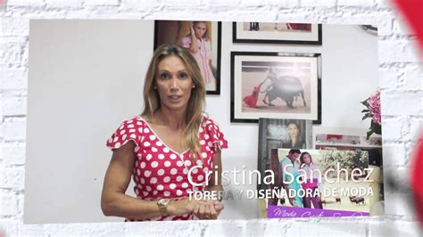 Cristina Sanchez Torera y diseñadora de moda   YouTube