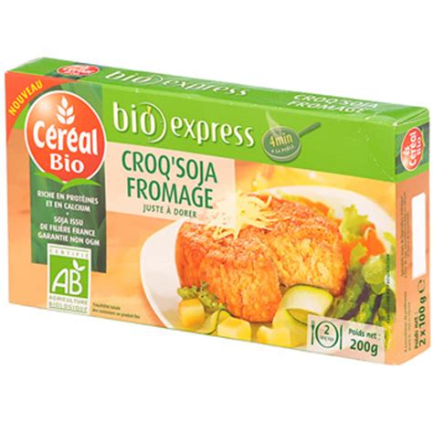 Croc soja cereal bio fromage 200g   Tous les produits plats cuisinés ...