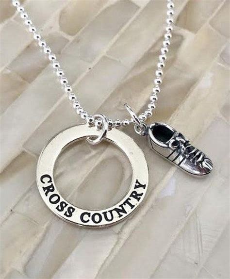 Cross Country Necklace Cross Country Runner Gift Cross | Etsy | Country ...