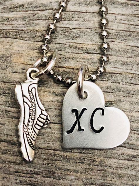 Cross Country Necklace XC Jewelry Running   Etsy