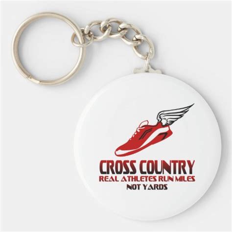Cross Country Running Keychain | Zazzle