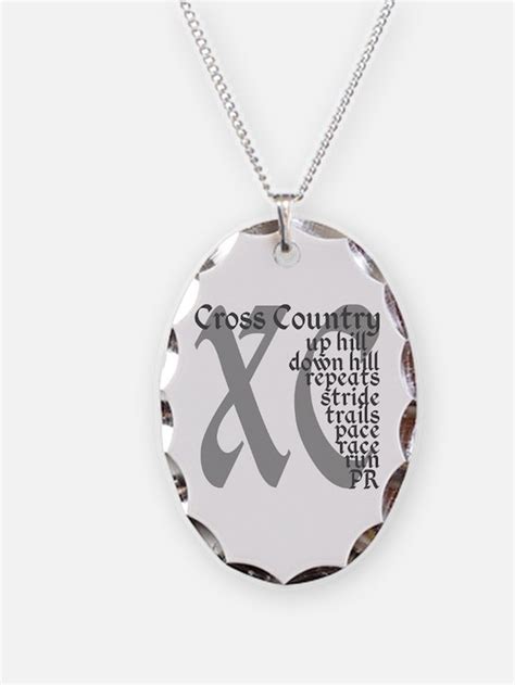 Cross Country Running Necklaces | Cross Country Running Dog Tags ...