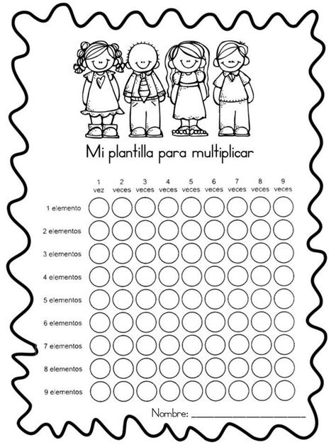 Cuaderno interactivo multiplicación  6    Imagenes Educativas