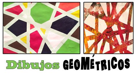 Cuadro abstracto geométrico : Dibujo para niños   YouTube