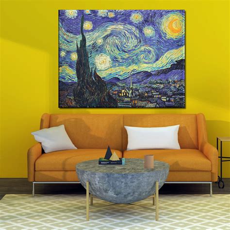 Cuadro de Van Gogh noche estrellada | Cuadros Splash