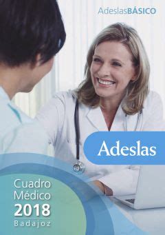 Cuadro médico Adeslas Básico Badajoz en PDF 【 Descarga 2020 %