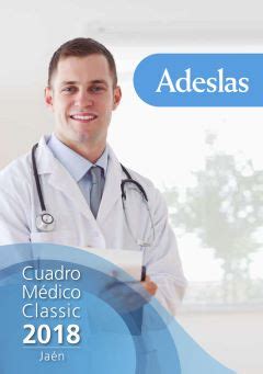 Cuadro médico Adeslas Classic Jaén en PDF 【 Descarga 2020 %