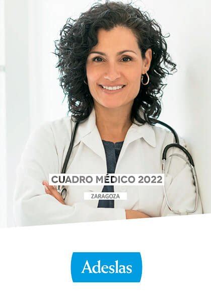 Cuadro Médico Adeslas General Zaragoza 2023 [PDF Zaragoza]