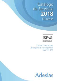 Cuadro médico Adeslas ISFAS Ourense en PDF 【 Descarga 2020 %