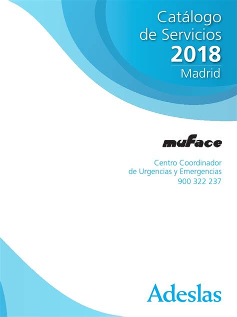 Cuadro médico Adeslas MUFACE Madrid.pdf | Hospital | Medicina CLINICA