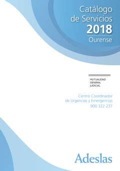 Cuadro médico Adeslas MUGEJU Ourense en PDF 【 Descarga 2020 %