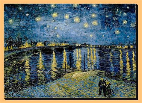 Cuadro, Noche Estrellada Sobre El Ródano, Van Gogh ...